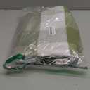 Spring Green and White Plaid Rug, 2'4" x 3'7" Cotton Blend Layered Doormat Rug for Front Door, Hand-Woven Washable Entryway & Porch Decor