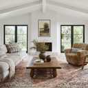 Loloi Amber Lewis Georgie Collection GER-01 Red/Navy 3'-9" x 5'-6", .19" Pile Height, Accent Rug