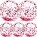 5 Pack Sequins Beach Balls 16 Inch 24 Inch, Inflatable Confetti Glitters Clear Beach Ball Swimming Pool Toy Birthday Party Supplies Pool Party Decorations Favors Gifts Water Balloons for Kids Adults