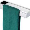 KOKOSIRI Towel Holder Chrome Hand Towel Bar Rack 12-Inch Kitchen Holder Polished Stainless Steel for Bathroom Hardware Wall Mounted, 1 Pack B4008CH-L12