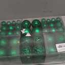 Christmas Balls Tree Ornaments, Shatterproof Christmas Decorations Set with Reusable Hand-held Gift Package for Holiday Xmas Tree Decor (100, Green)