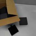 Jewelry Gift Boxes, 20 Pack 3.53.5x1Inch Cardboard Jewelry Boxes, Bulk Small Jewelry Boxes with Lids for Necklace Ring Earring Display Box (Black)