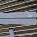 Lumizone Extra Tall Cat Gate 61.02" High Pressure Mounted 29.92"-34.24" Extra Wide 1.37" Gap No Drilling Auto-Close One-Handed Operation Tall Pet Gate for Dogs(White, 61.02" H x 29.92"-34.24" W)