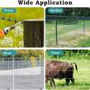 2 Pcs 9 Gauge Twist Ties EZ Tools, Steel Twist Ties Drill Truck Tool for Fixing Chain Link Fence and Loop Fences