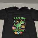 I am the birthday boy dinosaur shirt xs youth