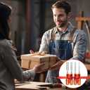 4 Piece Wood Chisel Sets Woodworking Tools Set, Wood Chisels for Woodworking with Steel Hammer End, Wood Tools Chisel Set Woodworking with Ergonomic Plastic Handle