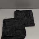 decorUhome Spring Black Chenille Euro Sham Throw Pillow Covers 22x22 Set of 2 Textured Slubby Couch Pillow Covers Farmhouse Accent Modern Neutral Decorative Pillow Cases for Bed Sofa Living Room