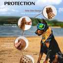 Dog Shoes for Hot Pavement - Dog Shoe for Small & Medium & Large Dogs, Dog Boots Paw Protectors, Easy ON & Off, Non-Slip, Waterproof, Easy-Clean Dog Booties for Beach and Snow (Brown, XL)