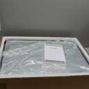 16x24 Inch Black Mirror Medicine Cabinet Metal Framed Recessed Wall Mounted Bathroom Medicine Cabinet with Mirror and Storage