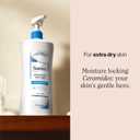 Suave Advanced Healing Hand & Body Lotion for Women With Ceramides for Very Dry Skin, Hydrating, Non-Greasy, Allergen-Free Moisturizing Cream, Lightly Scented, 28 FL OZ Pump, 4 Pack
