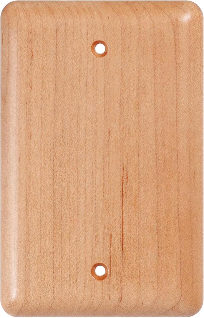 Decorative Wall Plates Maple Wood Cover Plate For Blank Wall Plate Cover