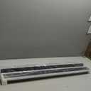 2 Pack 39.4In Outdoor Wall Sconce Black Modern Wall Light Exterior Fixtures for House Dimmable Acrylic Linear Outside Wall Light for Doorway, Stairway, Garage, Patio