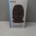 Homedics Portable Back Massage Cushion, Heated Vibrating Pad, Multi-Speed, Soft Fabric, Lumbar & Shoulder Kneading, Beige