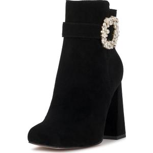 Jessica Simpson Women's Luminna Ankle Boot (9.5, Black)