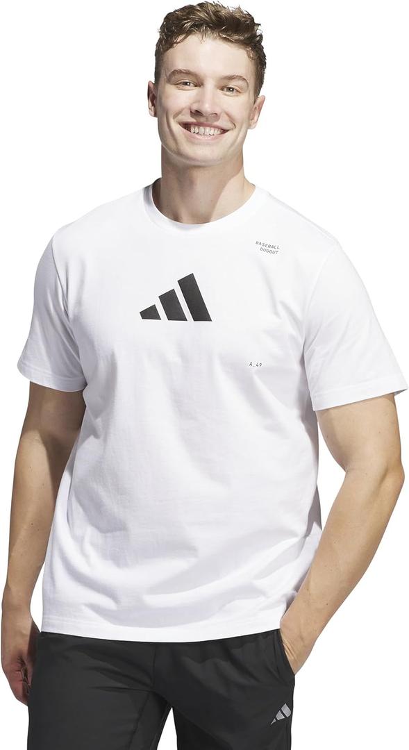 adidas Men's Baseball Category Graphic T-Shirt (Medium)