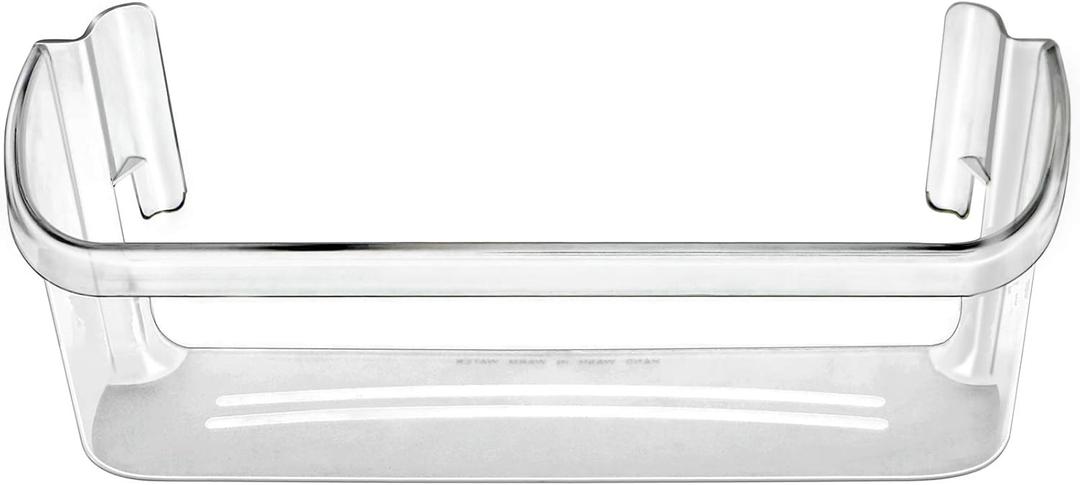 Smart Choice 240323002 Bottom Shelf Refrigerator Door Bin – Clear, Impact Resistant Freezer Replacement Compatible with Frigidaire 240323005 240323006, Fits Select Frigidaire & Kenmore Models