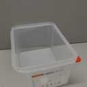 Araven Airtight Container, Food Pan with Lid for Storage in Kitchen and Restaurant, 13.2 Qt, 1 Count, Clear NO LID