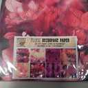 Decoupage Paper Pack (24 Sheets 6"x6") Bright Flowers FLONZ Vintage Styled Seamless Pattern Paper for Decoupage, Craft and Scrapbooking Wildflowers Poppy Garden (Thirteen)