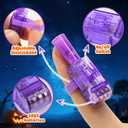 2 x Halloween Party Favors for Kids, 24 Pack Finger Lights Halloween Treats Toys Bulk, Goodie Bag Stuffers, Trick or Treat Toys, Classroom Favors Prizes Gifts, Party Supplies