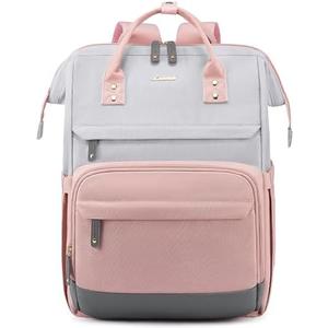 LOVEVOOK Laptop Backpack for Women, 15.6 Inch Work Business Backpacks Purse with USB Port, Large Capacity Nurse Bag College Bookbag for School, Waterproof Casual Daypack for Travel 