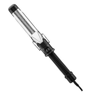 Conair Instant Heat 1.25-Inch Curling Iron for Medium & Long Hair, Long Barrel Curling Iron with 25 Heat Settings, Fast Heat-Up, Dual Voltage Hair Curler for Loose Curls & Beach Waves, Easy Clamp, Black, 1 1/4-Inch
