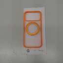 TORRAS Upgraded 360 Magnetic Stand for iPhone 17 Pro Max Case with Camera Control, Fit for MagSafe with Ring, Mil-Grade Protection, Translucent Slim for iPhone 17 ProMax Case Ostand, Neon Orange