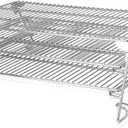 21" 3-Tier Foldable Sliding Jerky Racks for Traeger, Pit Boss, GMG, Camp Chef and More Smoker Grills, 830" Cooking Space Expansion Accessory for Barrel Pellet Grills