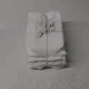 50 Pcs Thank You Gift Bags with Handles Bulk Thank You Non Woven Bags Reusable Gift Handbags Bridesmaid Souvenir Goodie Handbags for Wedding Shopping(10 x 8 x 4 Inch,White)