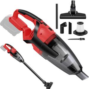 120W Cordless Vacuum Cleaner Compatible with Milwaukee 18V Battery (No Battery), Handheld Vacuum for Home, Boat, Workshop, Car, Pet Hair, Furniture, Tool Only