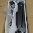 Suptek Monitor Mount Gas Spring Monitor Arm Desk Mount Fully Adjustable Fits 17 20 22 23 24 26 27 32 35 inch Monitors Weight Capacity up to 24.25 lbs (black)