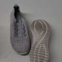 TIOSEBON Women's Slip On Walking Shoes Lightweight Casual Running Sneakers (9 Wide, 02122 Gray)