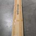 Olanglab Wood Slat Wall Panels, Wooden Acoustic Wall Panels, 94.5"x12.6" Each 3D Wall Panels for Interior Wall Decor, 4 Pack in Total 94.5"x50.4" (Gloss White)