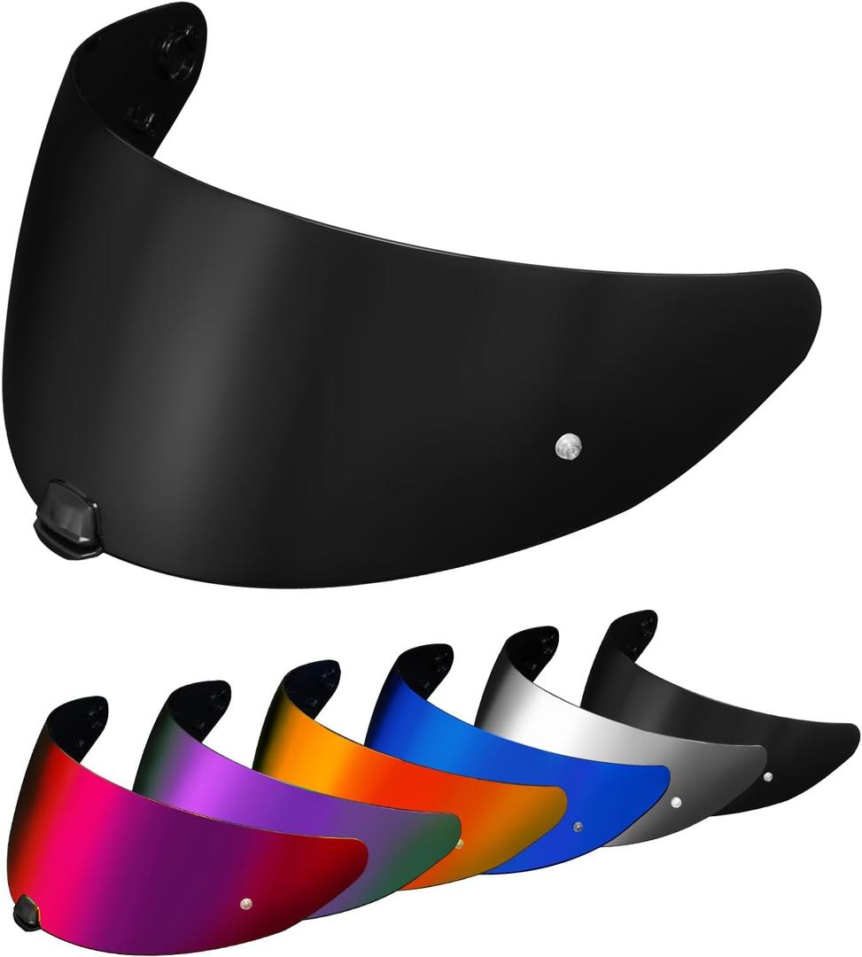 PSLER i10 HJ-31 i70 Visor- i10 Helmet Visor HJ 31Helmet Face Shield motorcycle Shield Accessories Replacement for i10 HJ-31 i70, Dark Black