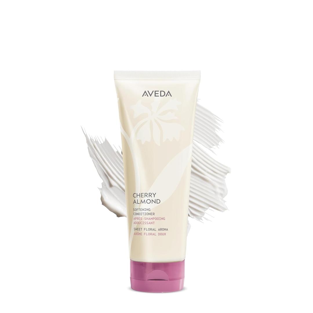 Aveda Cherry Almond Softening Conditioner | for Normal to Dry Hair | 98% Naturally Derived* | with Coconut Oil & Shea Butter | Silicone Free | Iconic Aroma of Tonka, Orange, Ylang Ylang