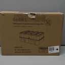 SMRCAD Fridge Organizers and Storage, 6 Pack Clear Freezer Organizer Bins with Lids for Kitchen, Pantry, Refrigerator, Food, Fruit, Vegetable Storage