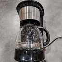 Amazon Basics Coffee Makers, 5-Cup Coffee Machines with Reusable Filter, Coffee Pots, Black & Stainless Steel