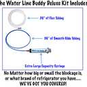 Water Line Buddy Deluxe - Frozen Water Line Tool - Quickly and Easily Unfreeze Your Refrigerator Water Dispenser Universal Kit Works On All Fridges