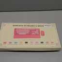 Wireless Keyboard and Mouse Combo, Round Keycaps, Full-Size Retro Typewriter Keyboard with Magnetic Wrist Rest, Tilt Legs, 2.4GHz Cordless for Mac, Windows PC, Laptop, SABLUTE CK23, Black & Green