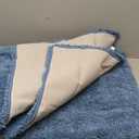 MIULEE Blue Bathroom Rugs Set 2 Piece, Non Slip Bath Mat with Absorbent Microfiber, Ultra Soft Thick Rugs for Bathroom Floor Tub Shower, Machine Washable (24 x 36 Inches)