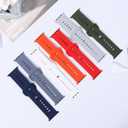 Sport Band Pack Compatible with Apple Watch Ultra 2 Band 49mm 46mm 45mm 44mm 42mm, Wide Soft Silicone Wristband Men's Waterproof Band for iWatch Series 10 9 8 7 6 5 4 3 SE Ultra