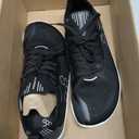 Vivobarefoot Primus Lite Knit Mens Barefoot Shoes | Build Strength, Balance & Mobility | Lightweight for Training & Running | Wide Fit Grounding Shoes | Flexible Knit | Obsidian | 0 (Black)