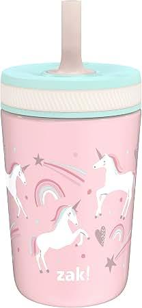 Zak Designs Fanciful Unicorn Kelso 12oz Leak-Proof Toddler Straw Cup
BPA Free, Insulated Stainless Steel, Sippy Cup, Cupholder Friendly, Dishwasher Safe, Easy Clean, For Preschool or Home
Amazon's Choice