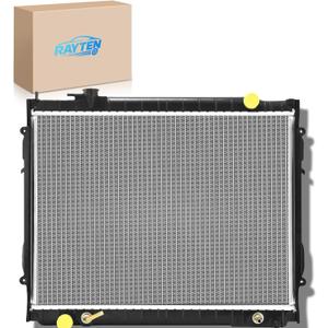 RAYTEN 1778 Engine Coolant Radiator Assembly Compatible with Toyota Tacoma 1995 1996 1997 1998 1999 2000 2001 2002 2003 2004, 2.4L 2.7L 3.4L, Manual Transmission, 18-5/8" Height, Not for 4WD