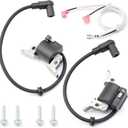 0G3324BSRV 0K63030SRV Ignition Coil Module 2 Pack Compatible with Generac GTV760 GTV990 GTV-760 GTV-990 25 & 27 HP Engines Replaces 0G3224TA 0D4686 Ignition Coil