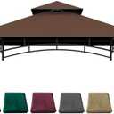 JANCANOPY Grill Gazebo Replacement Cover 5x8 Ft Canopy Top Compatible with SUNJOY Grill Gazebo Frame Model L-GG001PST-F,L-GG001PST-H,L-GG001PST-F2, (Brown)