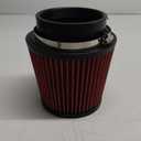 [Replacement] 4 INCH 100MM Universal Car Air Filter Mushroom Head Intake Air Filter Mushroom Head Air Filter (Rosa)