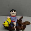 DELIFUR Dog Halloween Costume Funny Dog Cowboy Riding Costume Pet Costume Cat Suit Cowboy Rider Style for Small Medium Large Dogs (Cowboy, Medium)