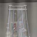 Geetery 4 Pcs Closet Tension Shelf Metal Expandable Closet Shelf Dividers Adjustable DIY Shelf Separators in Closet Tension Rod Storage Rack for Cabinet Kitchen Wardrobe (19.7''-31.5'' X 9.45'')