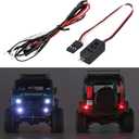 INJORA LED Lights Kit Headlight Taillight with Controller Switch for TRX4M 1/18 RC Upgrade