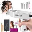 NEWTRY Dreadlocks Machine for Dreadlocks Extensions Creation, Fast & Easy DIY Portable Dreadlocks Maker, Automatic Loc Machine with Multiple Tools